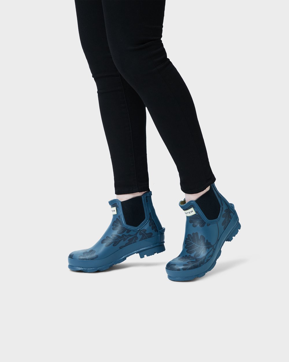 Botas Chelsea Hunter Mujer - National Trust Norris Field - Azules - KRZQULF-45